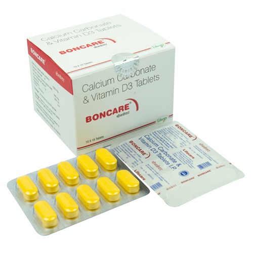 Calcium Carbonate  (Calcium& Vitamin D3 (Cholecalciferol) Tablets