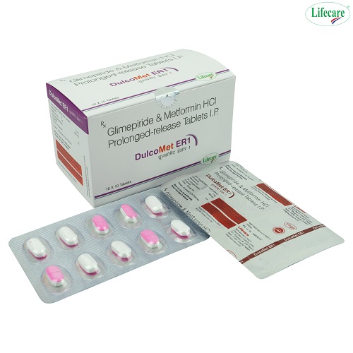 Glimepiride  + Metformin HCI (SR) Tablets