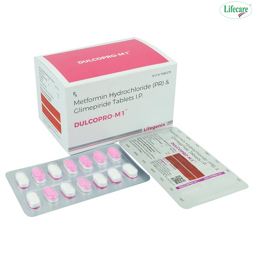 Metformin Hydrochloride & Glimpiride Tablets