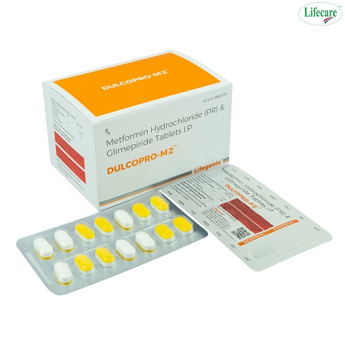 Metformin Hydrochloride (PR) & Glimepiride Tablets I.P